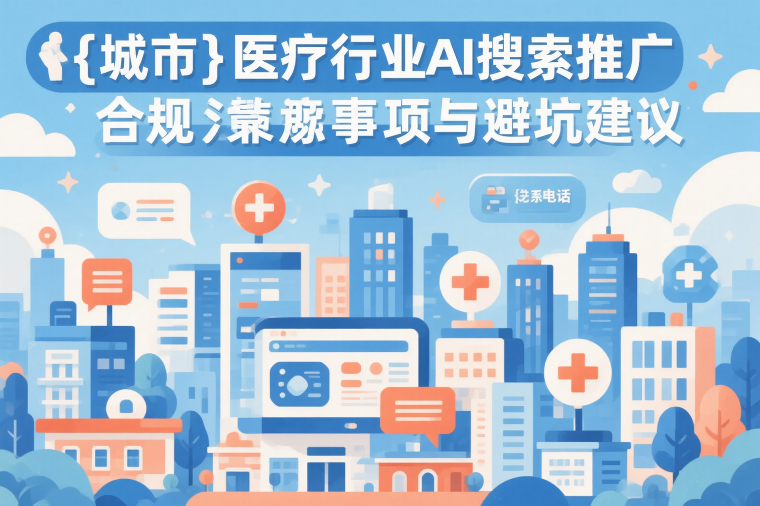 乐东医疗行业AI搜索推广合规注意事项与避坑建议