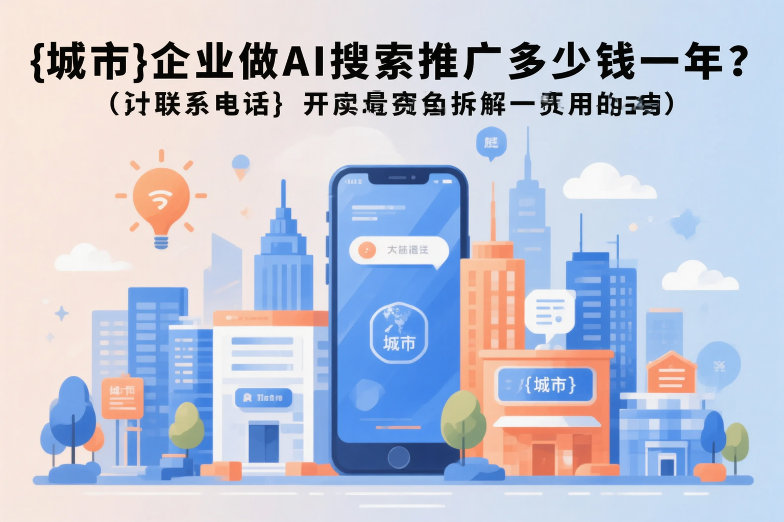 乐东企业做AI搜索推广多少钱一年？真实费用拆解