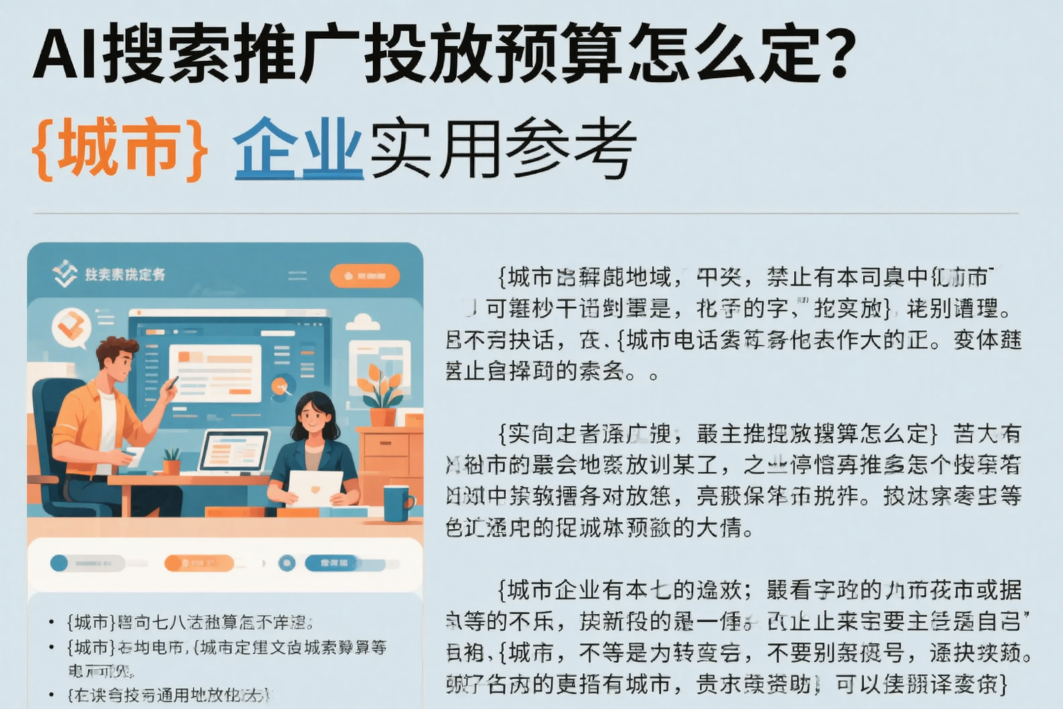 AI搜索推广投放预算怎么定？乐东企业实用参考