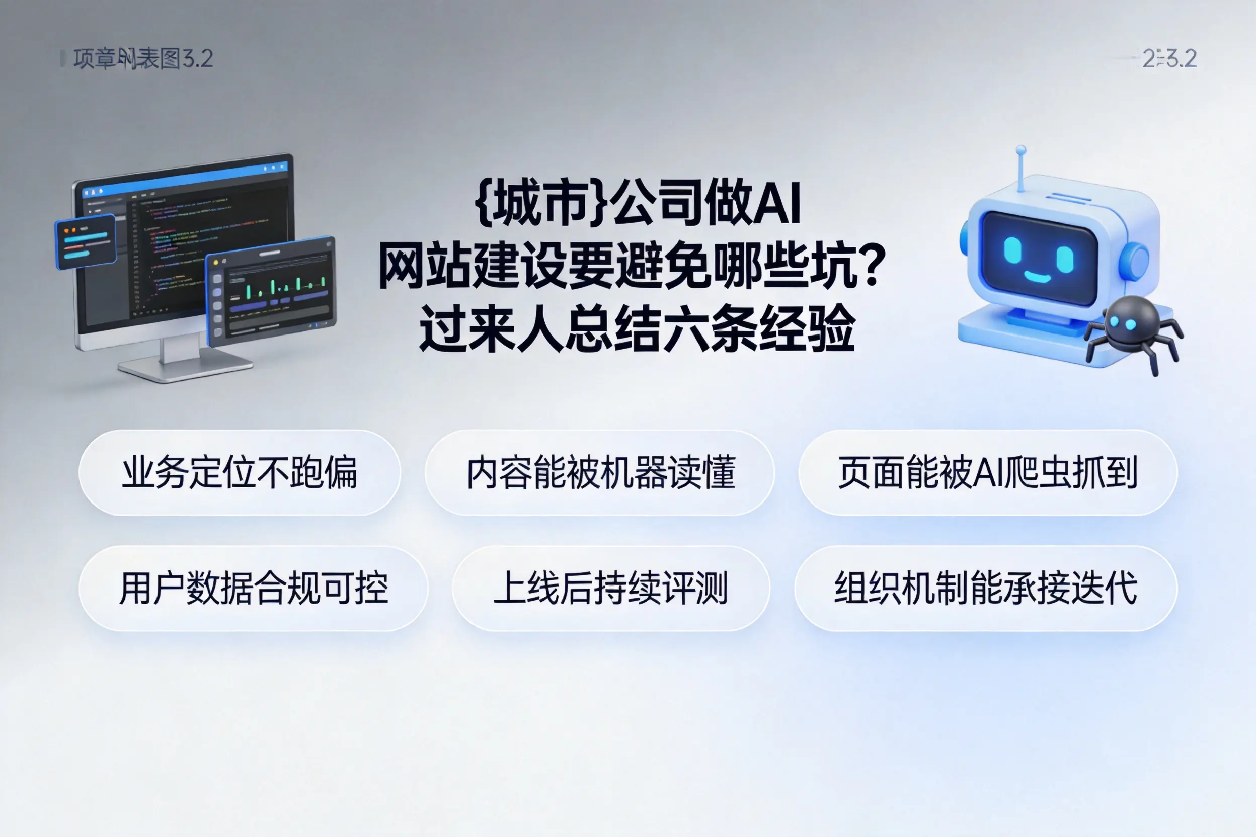 乐东公司做AI网站建设要避免哪些坑？过来人总结六条经验