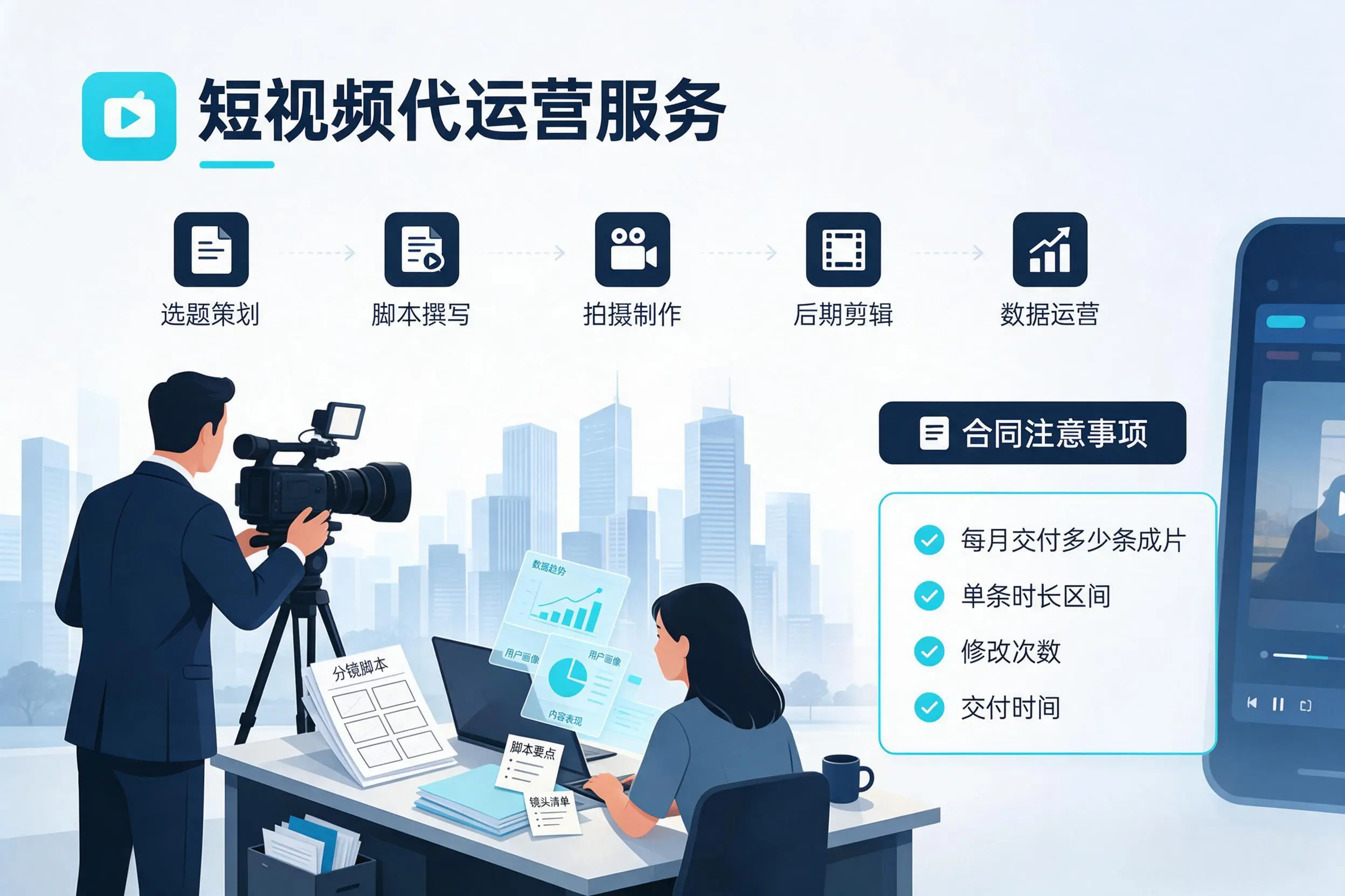 短视频代运营包含哪些服务？乐东企业常见问题科普