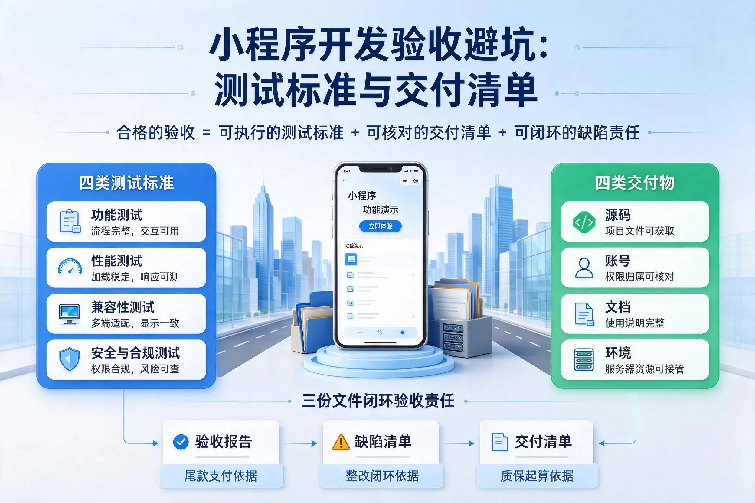 乐东小程序开发验收避坑:测试标准与交付清单
