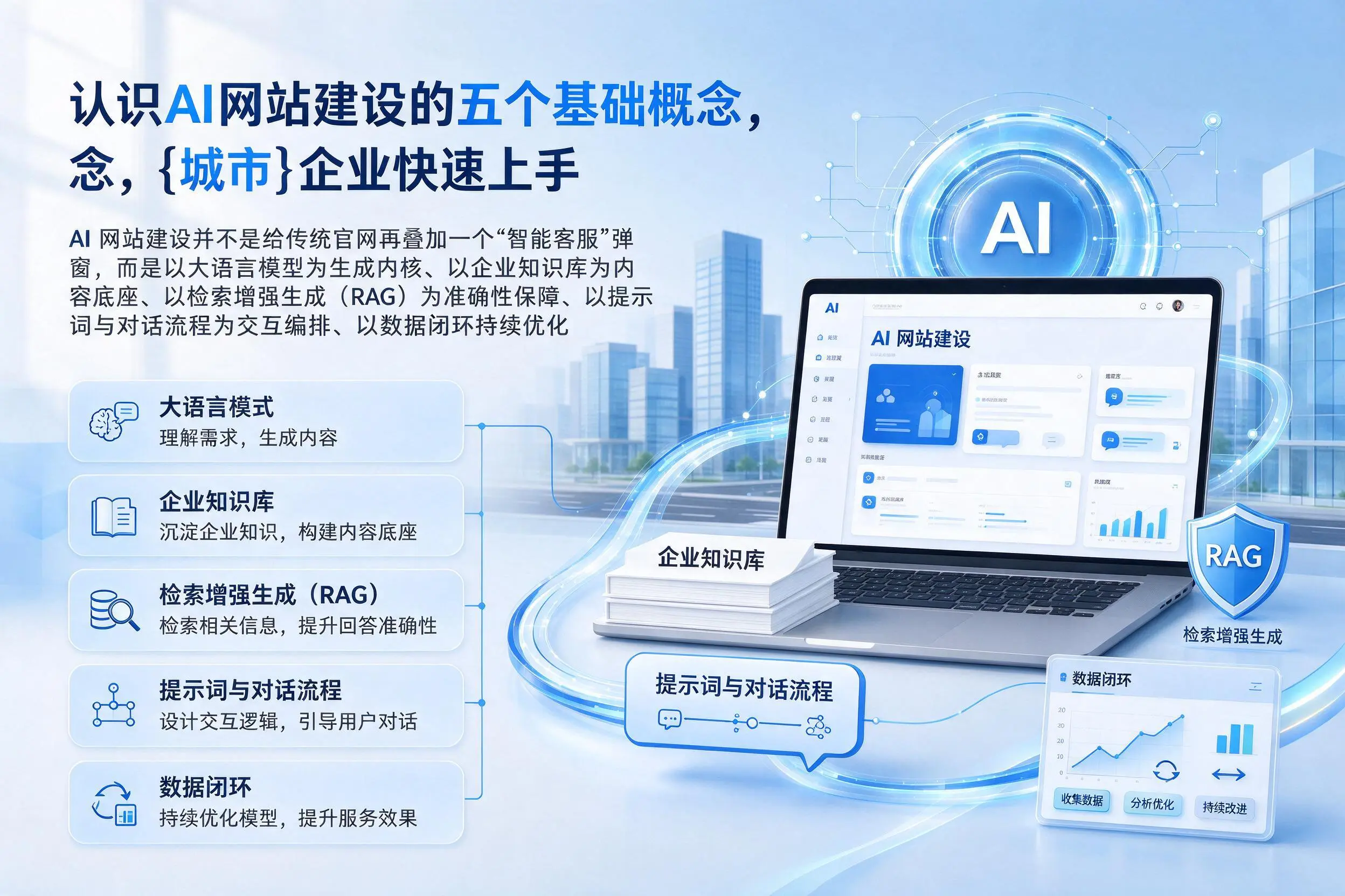 认识AI网站建设的五个基础概念，乐东企业快速上手