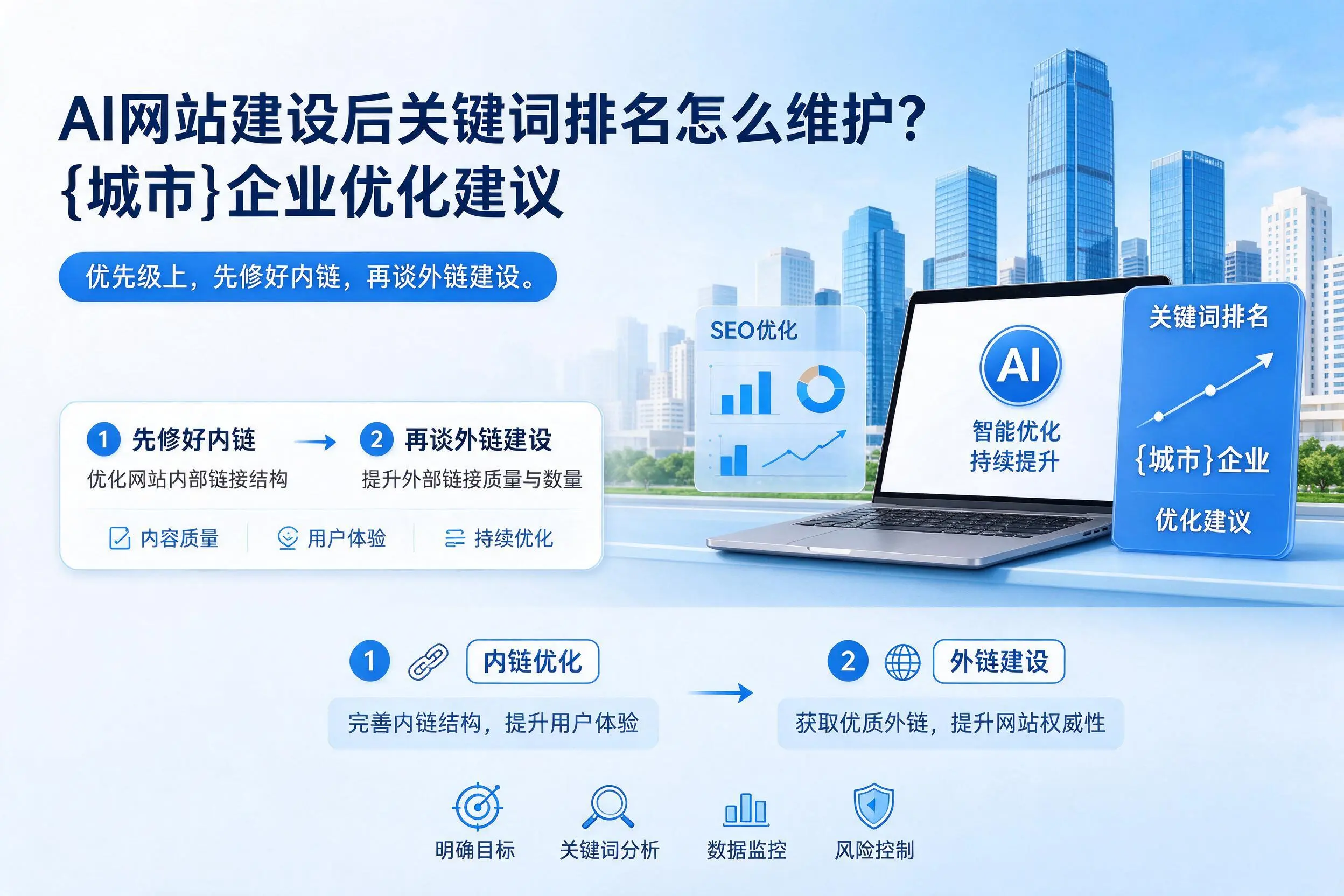 AI网站建设后关键词排名怎么维护?乐东企业优化建议