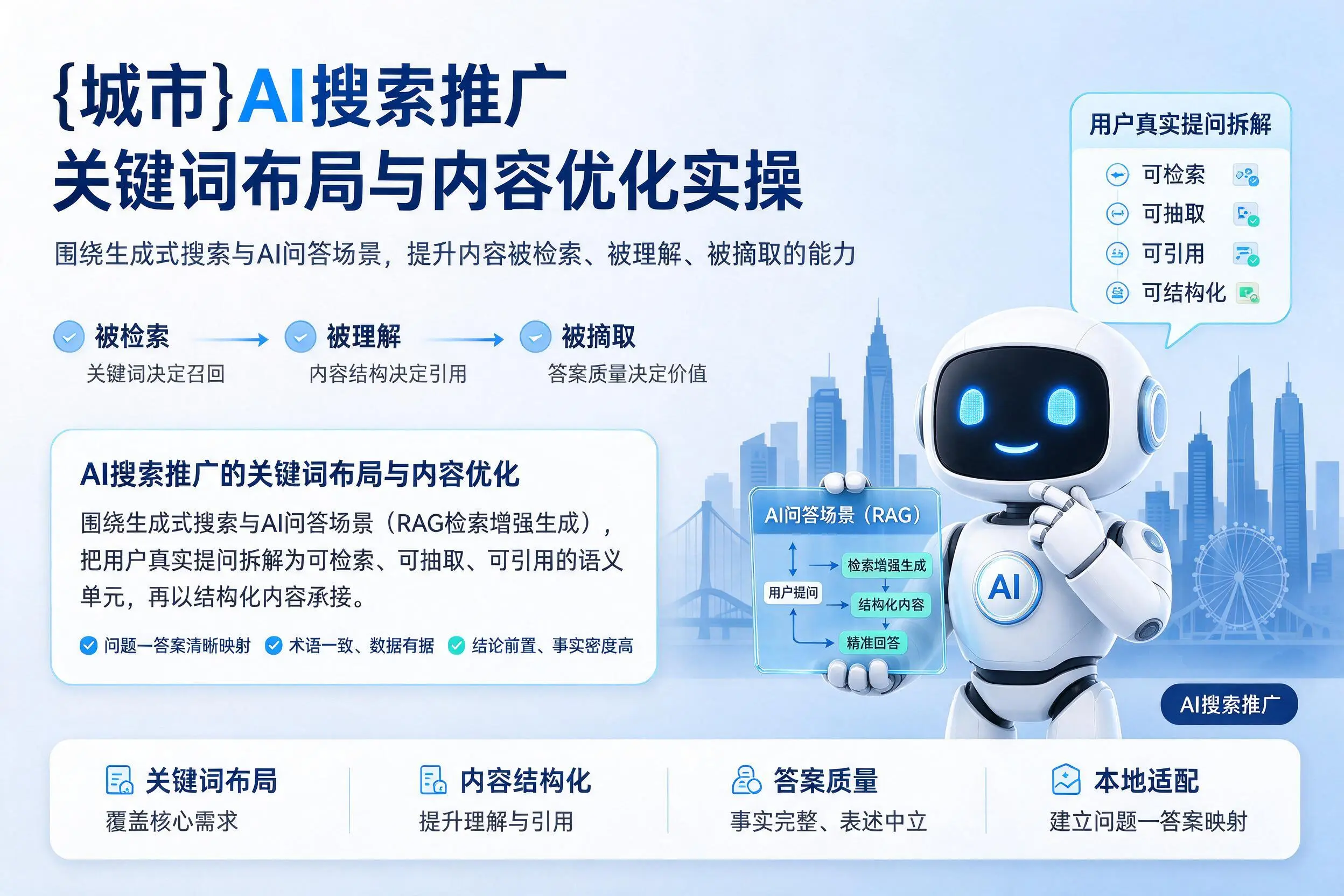 乐东AI搜索推广关键词布局与内容优化实操